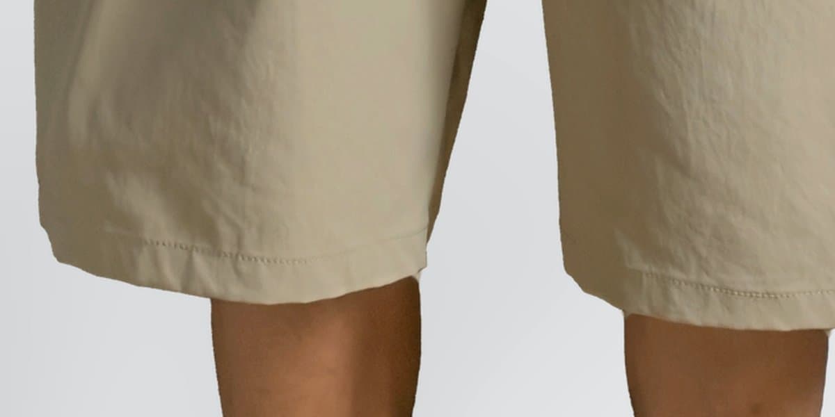 Pleated Wide Tailored Shorts, image 5