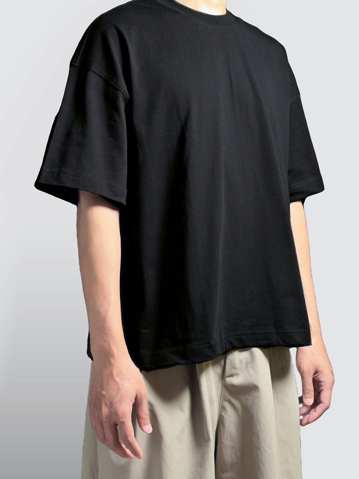 Short Boxy Tee (Black)