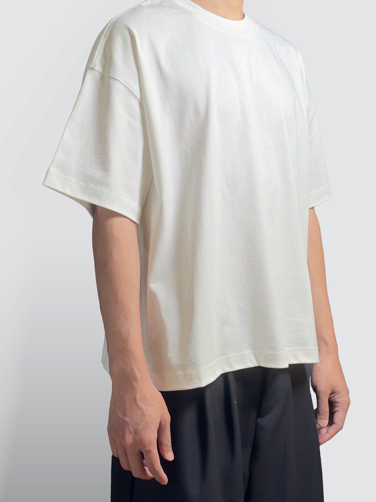 Short Boxy Tee (White)