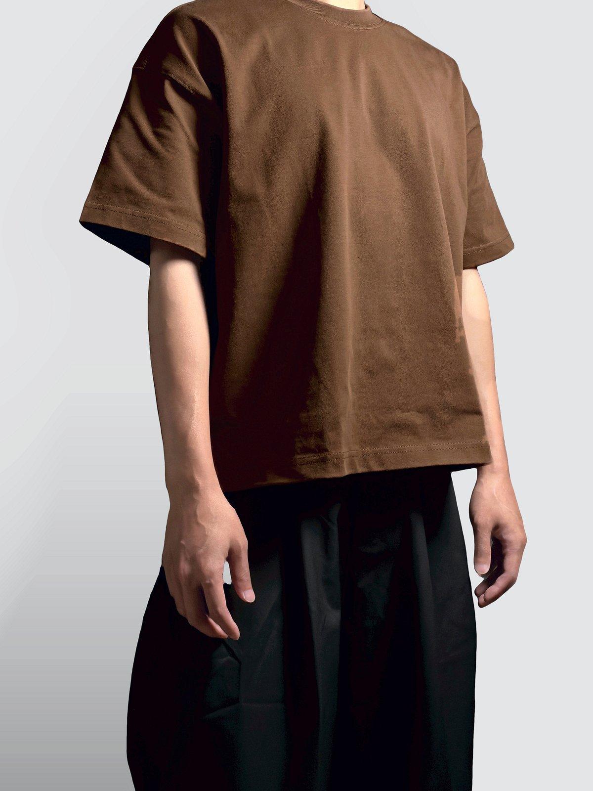 Short Boxy Tee (Brown)