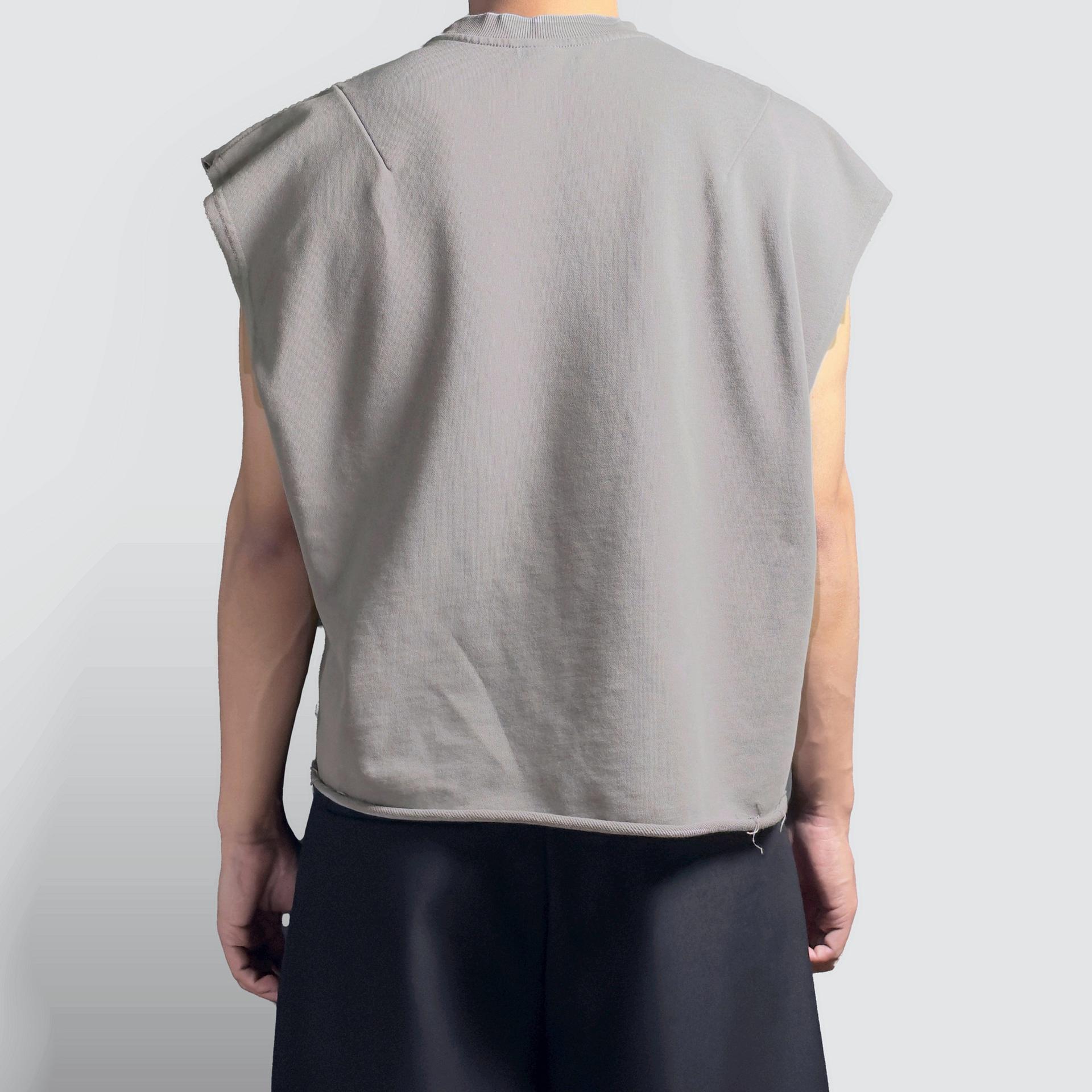 Heavyweight Terry Drop-Shoulder Tank (Gray), image 7